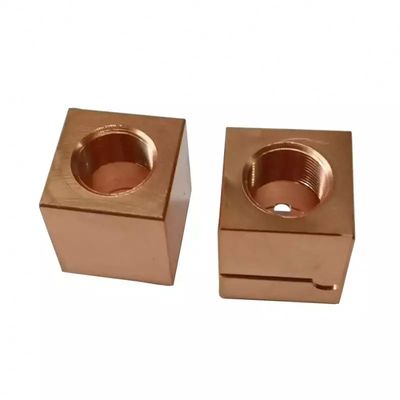 ISO9001 Certified Factory CNC Machining High Precision Small Block Brass CNC Prototype