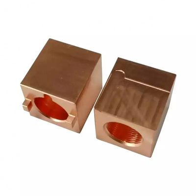 ISO9001 Certified Factory CNC Machining High Precision Small Block Brass CNC Prototype